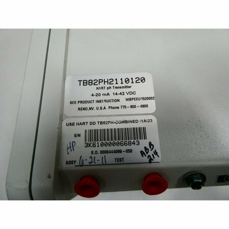 Abb HART 14-42V-DC PH AND ORP TRANSMITTERS AND ANALYZER TB82PH2110120